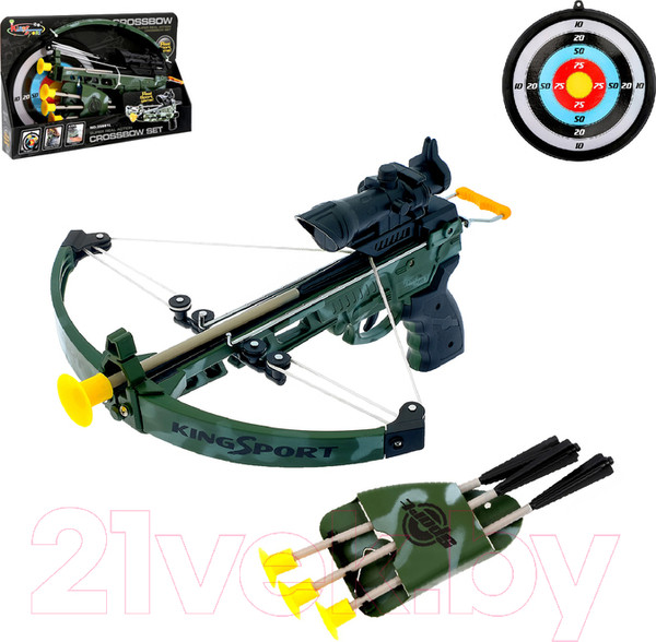 Изображение товара Арбалет игрушечный Sima-Land Камуфляж с мишенью / 3014929