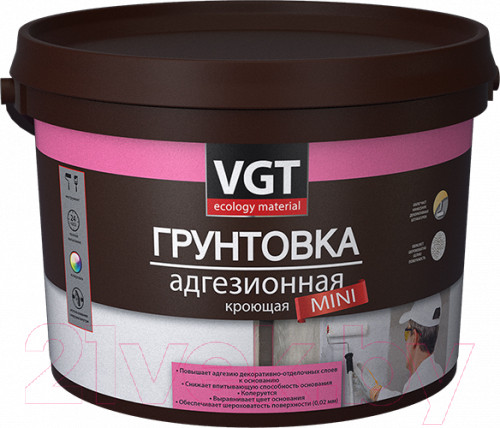 Изображение товара Грунтовка VGT ВД-АК-0301 Mini адгезионная кроющая (8кг)
