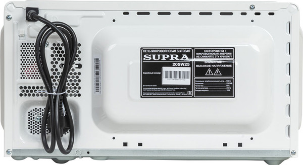 Изображение товара Микроволновая печь Supra 20SW25 (белый)