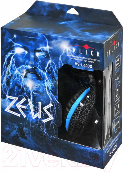 Изображение товара Наушники-гарнитура Оклик HS-L400G Zeus