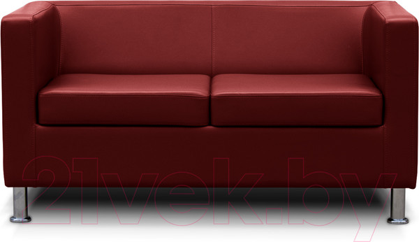 Изображение товара Диван Brioli Билли двухместный (L16/вишневый)