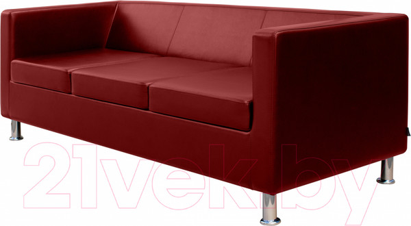 Изображение товара Диван Brioli Билли трехместный (L16/вишневый)