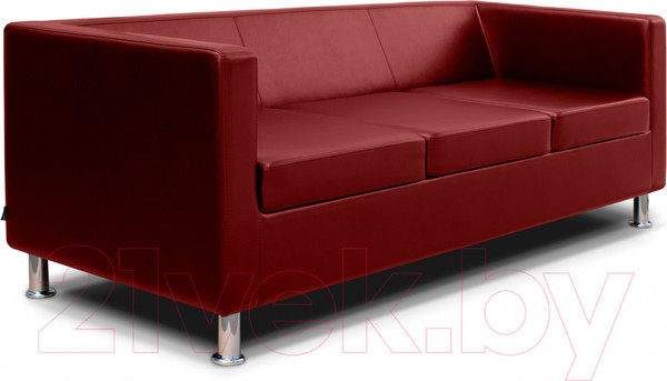 Изображение товара Диван Brioli Билли трехместный (L16/вишневый)