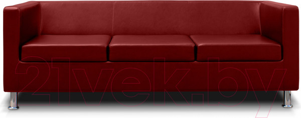 Изображение товара Диван Brioli Билли трехместный (L16/вишневый)