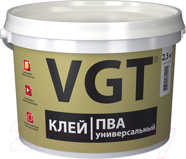 Изображение товара Клей VGT ПВА Универсальный (2.5кг)
