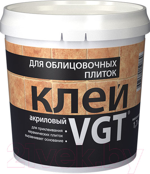 Изображение товара Клей VGT Для облицовочных плиток (3.6кг)