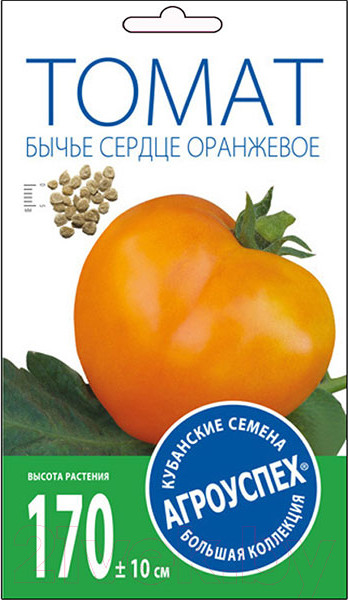 Изображение товара Семена Агро успех Томат Бычье сердце оранжевое средний И / 43679 (0.05г)