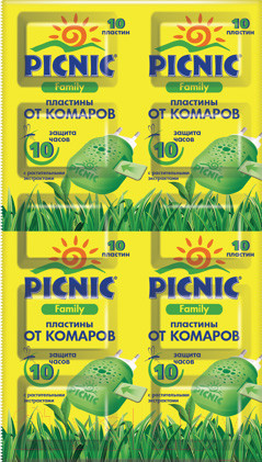 Изображение товара Наполнитель для фумигатора PICNIC Family от комаров (10шт)