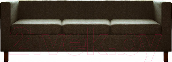Изображение товара Диван Brioli Билли Д трехместный (J5/коричневый/опоры темные)