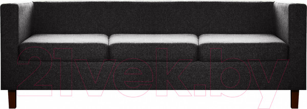 Изображение товара Диван Brioli Билли Д трехместный (J22/графит/опоры темные)