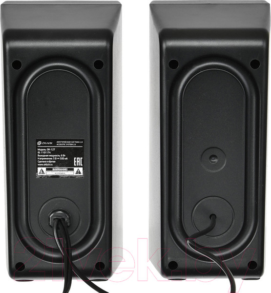 Изображение товара Мультимедиа акустика Оклик OK-127 (черный)