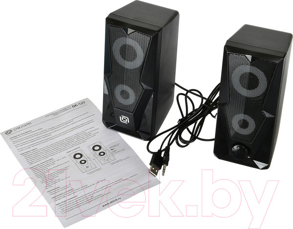 Изображение товара Мультимедиа акустика Оклик OK-127 (черный)
