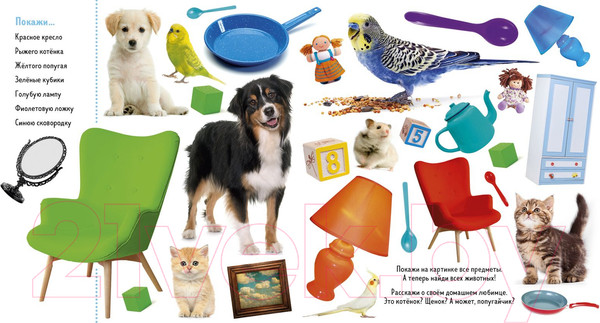 Изображение товара Развивающая книга CLEVER Найди и покажи. Фотокниги. Твой дом