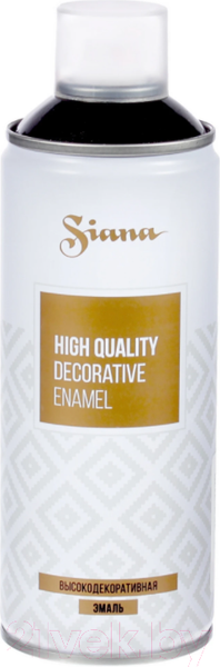 Изображение товара Эмаль Siana High Quality (520мл, графит)