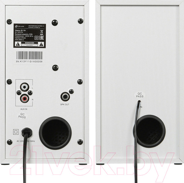 Изображение товара Мультимедиа акустика Оклик OK-164 (белый)