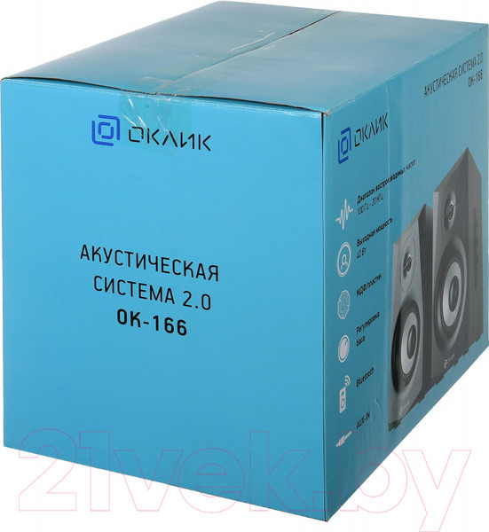 Изображение товара Мультимедиа акустика Оклик OK-166 BT (черный)