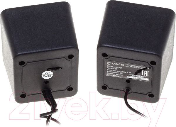 Изображение товара Мультимедиа акустика Оклик OK-331 (черный)