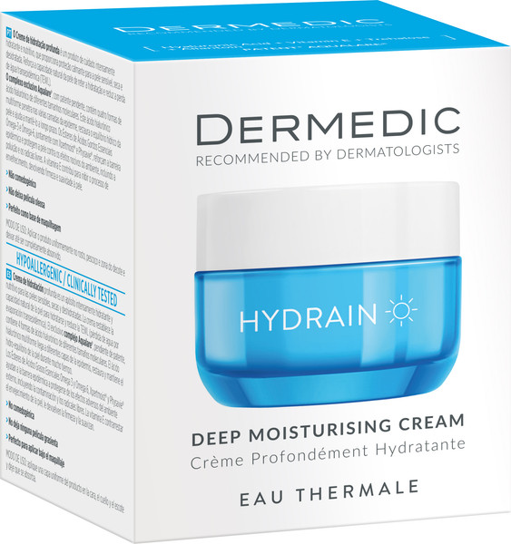 Изображение товара Крем для лица Dermedic Hydrain сильно увлажняющий SPF15 (50г)