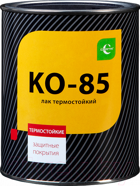 Изображение товара Лак Certa Термостойкий КО-85 до 250°С (700г)