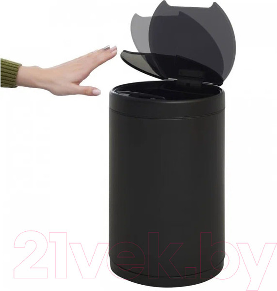 Изображение товара Сенсорное мусорное ведро WeltWasser Kidy BL 9L (черный матовый)