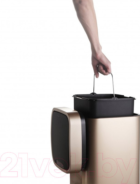 Изображение товара Сенсорное мусорное ведро WeltWasser Rone CG 12L (шампань золото)