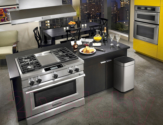 Изображение товара Сенсорное мусорное ведро WeltWasser Rone MT 12L (матовая сталь)