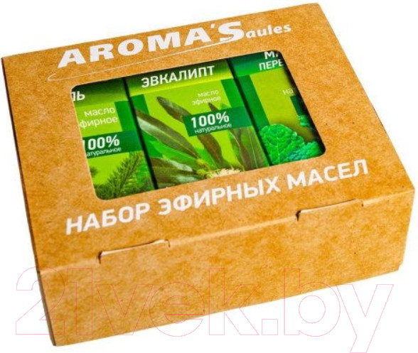 Изображение товара Набор эфирных масел Saules Sapnis Sauna (3x10мл)