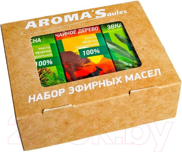 Изображение товара Набор эфирных масел Saules Sapnis Sauna Pro (3x10мл)