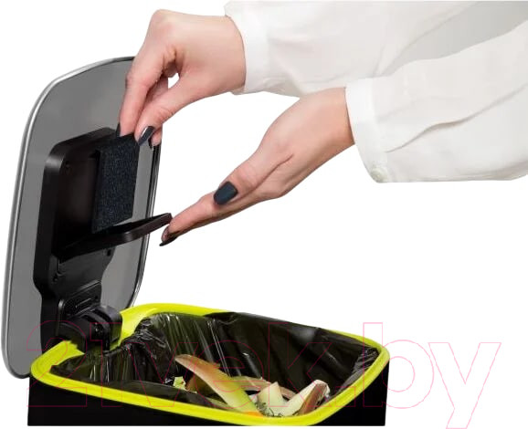 Изображение товара Мусорное ведро WeltWasser Mila BL 9L (черный матовый)