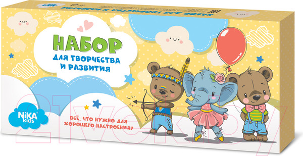 Изображение товара Мольберт детский Ника М2/СФ2 (желто-красный)