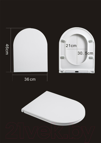 Изображение товара Сиденье для унитаза WeltWasser 009 GL-WT 