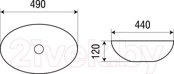 Изображение товара Умывальник WeltWasser Elbach 1025