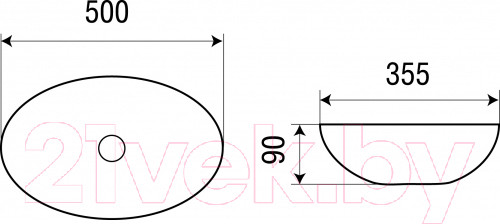 Изображение товара Умывальник WeltWasser Elbach 10255