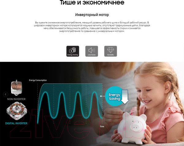 Изображение товара Стиральная машина Samsung WW80T3040WW/LP