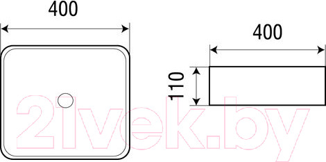 Изображение товара Умывальник WeltWasser Elbach 2179