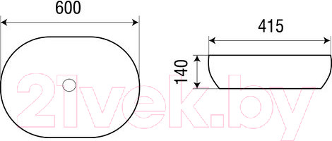 Изображение товара Умывальник WeltWasser Elbach 2192