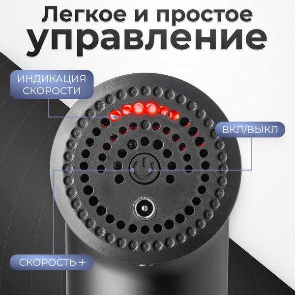 Изображение товара Массажный пистолет Calmer Knook K1 (черный)