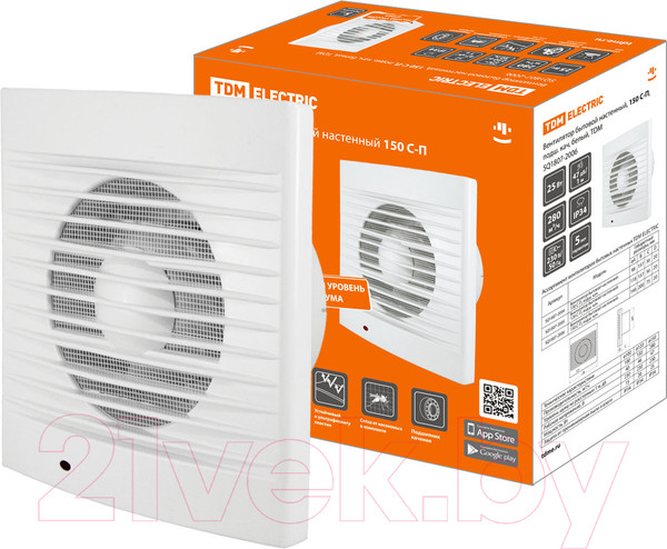 Изображение товара Вентилятор накладной TDM SQ1807-2006