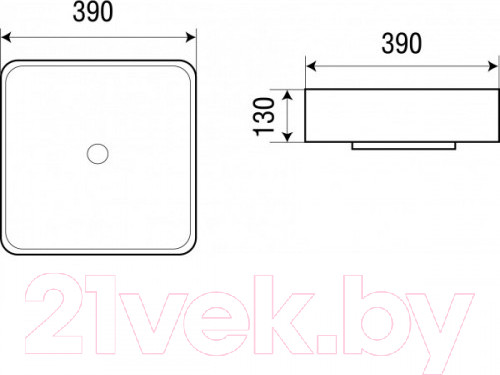 Изображение товара Умывальник WeltWasser Elbach 2196