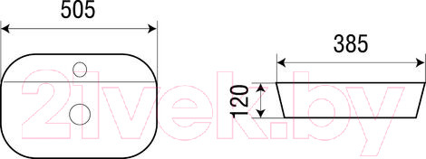 Изображение товара Умывальник WeltWasser Elbach 2202