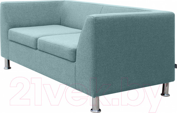 Изображение товара Диван Brioli Дедрик двухместный (J14/голубой)