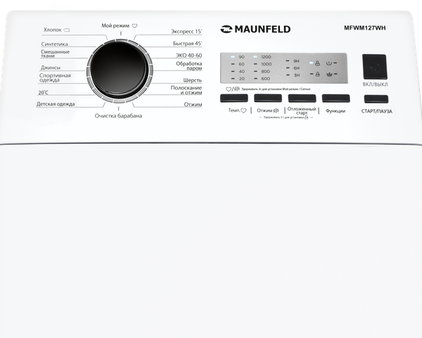 Изображение товара Стиральная машина Maunfeld MFWM127WH