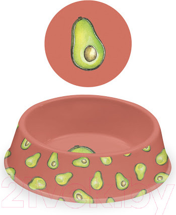 Изображение товара Миска для животных Tarhong Avoсado / PE20774975 (коралловый)