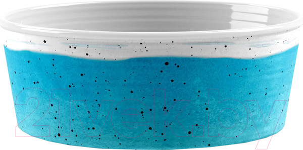 Изображение товара Миска для животных Tarhong Desert Wash / PDR5067PBWT (белый/голубой)