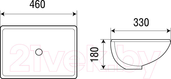 Изображение товара Умывальник WeltWasser Deilbach 6007