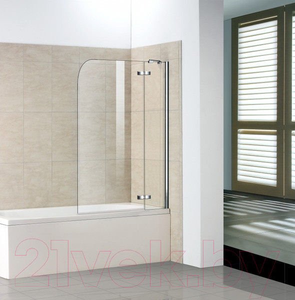 Изображение товара Стеклянная шторка для ванны WeltWasser WW100 100D2-100