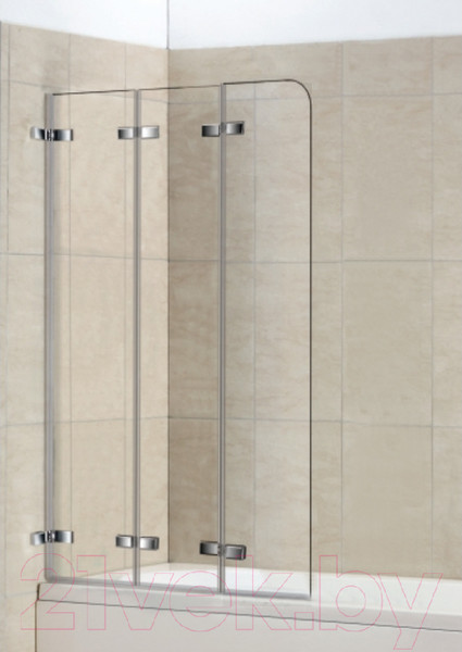 Изображение товара Стеклянная шторка для ванны WeltWasser WW100 100ZD3-75