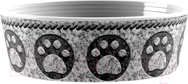 Изображение товара Миска для животных Tarhong Granite Paw / PDR5067PBMG (серый)