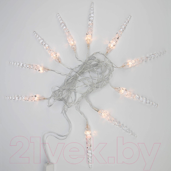 Изображение товара Светодиодная бахрома Neon-Night Сосульки 303-067 (1.5x0.25м, теплый белый)