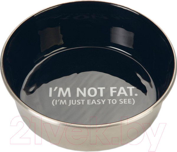 Изображение товара Миска для животных Beeztees Not Fat / 653954 (черный)